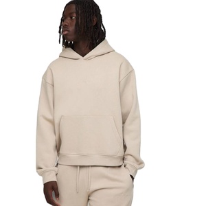 เสื้อฮู้ดกันลมสำหรับฤดูหนาวแบบกำหนดเอง เป็นมิตรกับสิ่งแวดล้อม มีกระเป๋าซ่อน คุณภาพสูง ขายส่ง เสื้อฮู้ดทรงหลวมสำหรับกิจกรรมกลางแจ้ง ผ้าฝ้ายฟลีซ 430gsm - Product Image 1