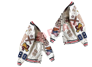 แจ็กเก็ตผ้าหนาขนาดใหญ่สำหรับผู้ชายเสื้อแจ็กเก็ตทีมตัวแทนออกแบบได้ตามต้องการ - Product Image 5