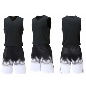 Ensemble d'uniformes de basket-ball personnalisés à quantité minimale de commande bas vêtements de sport 100% uniforme de basket-ball en polyester uniforme de basket-ball respirant - Product Image 4