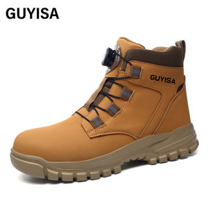 Guyisa הסיטונאי גברים נעלי עבודה לגברים עמיד למים לבלאי פלדה עמיד לנקב בטיחות נעלי בטיחות - Product Image 6