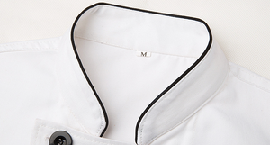 Uniforme de Restaurante de Manga Corta, Chaqueta de Chef, Camiseta de Camarero de Hotel, Personal de Cocina Profesional, Unisex, Personalizable, 100% Algodón - Product Image 5