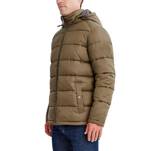 Insulated sleeve <b>mens</b> puffer jacket premium texture padded lining OEM ODM fashionable strong outdoor wear - Product Image 3