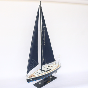 Gia Nhien Diseño personalizado del fabricante STORM 2 Modelo de barco de madera Barco de metal de madera Náutica de alta calidad Modelo de barco Artesanía tallada - Product Image 4