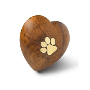 Urnas de corazón funerario metálicas brillantes para urnas de cenizas de mascotas, tamaño personalizado, urna de cremación más vendida para servicios de entierro - Product Image 6