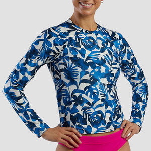 Customized Logo Design Online Best Sale <b>Women</b> <b>Rash</b> <b>Guard</b> Breathable Wear Best Design <b>Women</b> <b>Rash</b> <b>Guard</b> - Product Image 6