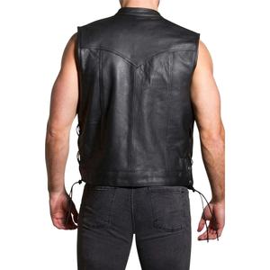 Gilet en cuir d'hiver durable personnalisé pour hommes meilleure qualité Gilet en cuir de vente chaude fabricant pakistanais - Product Image 2
