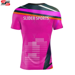 High Quality Men's Short Sleeve Rashguard <b>Swimming</b> Tops Beach Swear Manufacturing High Quality Rash Guards - Product Image 6