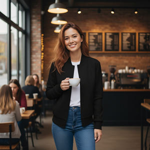 Chaqueta Varsity de Béisbol Bordada en Chenilla Personalizada al por Mayor, Ropa de Invierno, Color Sólido, Estilo Hip Hop de Moda - Product Image 2