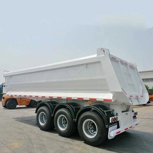 Remolque de Camión Comercial en Forma de U de 3 Ejes, 23m3, 30 Toneladas, Exw China - Product Image 2