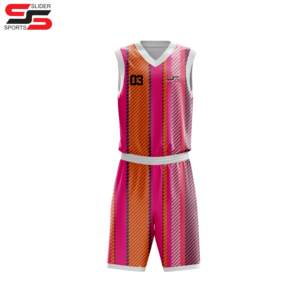 Uniforme de basket-ball de sport de haute qualité avec logo personnalisé d'équipe - Product Image 3