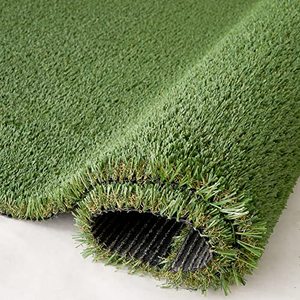 Gazon artificiel vert naturel GWV Fresgard 3,3 pieds x 1,65 pouces de hauteur de pile - Super perméable à l'eau, tapis d'intérieur/extérieur - Product Image 6