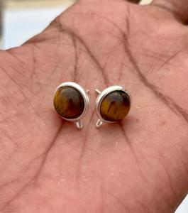 925ต่างหูตาเสือเงินสเตอร์ลิงต่างหูสวยสำหรับผู้หญิง - Product Image 4