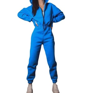 Survêtements simples décontractés de qualité supérieure nouvel ensemble de 2 pièces respirant personnalisé 100% survêtements à capuche en coton biologique - Product Image 1