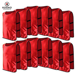 Baberos de fútbol personalizados de poliéster 100%, chaleco de entrenamiento de fútbol personalizado con camiseta de práctica de equipo y logotipo para ropa de fútbol - Product Image 6