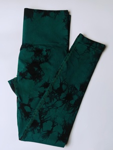 Custom Logo High Waist Elastic Flare Yoga <b>Leggings</b> for Women Closure Solid <b>Pattern</b> Gym Workout Pants Style - Product Image 3