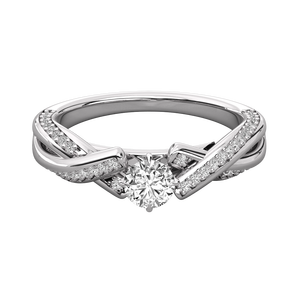 Anillo Brillante de Diamante Cultivado en Laboratorio de Oro de 10K - Product Image 1