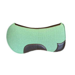 Manta de fieltro de lana contorneada para silla de montar - Mantas duraderas para sillas de montar occidentales ecuestres - Product Image 1