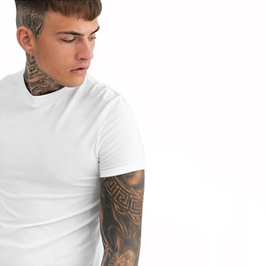 Pakistán fábrica al por mayor mejor Premium de alta calidad Slim Fit algodón Jersey camiseta logotipo impreso personalizado para hombres 100% algodón - Product Image 6