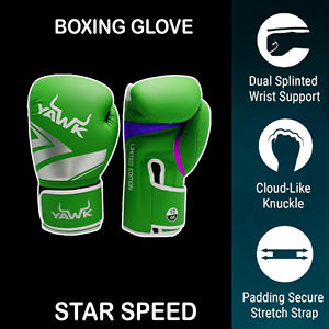 Guantes de Boxeo Profesionales de Alta Calidad, Guantes de Entrenamiento de Cuero PU Personalizados para MMA y Kick Boxing - Product Image 2