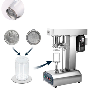 Machine électrique semi-automatique de cachetage de pot pour la fermeture rapide de couvercle de boîte en plastique de couvercles en aluminium pour la boisson - Product Image 1
