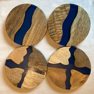 ถาดรองแก้วไม้ทรงหกเหลี่ยมดีไซน์สวยสวยเครื่องใช้บนโต๊ะอาหารทำจากไม้ขายดีถ้วยชาแผ่นรองแก้วเครื่องดื่ม - Product Image 1