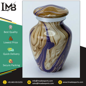 Proveedor de cantidad al por mayor de excelente calidad, diseño único, acabado personalizado, cenizas funerarias, recuerdo de aluminio, urnas de cremación - Product Image 4