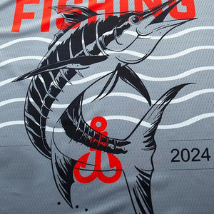 Camiseta de Pesca Personalizada con Protección UV UPF 35, Transpirable, Estampada, 100% Poliéster, Manga Larga para Hombre, Sublimación, Secado Rápido, Ligera - Product Image 4