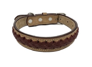 Collar de Perro de Cuero NDM Acolchado de Lujo, Talla Grande, Diseño Sólido, Duradero, Cómodo, Cierre de Gancho y Bucle, Personalizable, Estilo Indio - Product Image 5