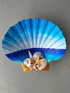 Fourniture directe en usine de coquillages naturels peints à la main du Vietnam Idéal pour la décoration de la maison de plage et l'affichage intérieur tropical - Product Image 2