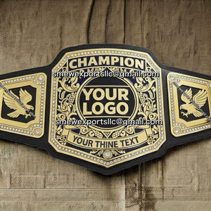 เข็มขัดแชมป์มวยไทยแบบกำหนดเอง เข็มขัดแชมป์ ทำจากโลหะแท้ เข็มขัดแชมป์มวยไทยแบบกำหนดเอง - Product Image 4