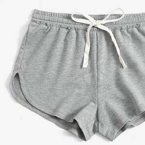 กางเกงขาสั้นสำหรับผู้หญิงกางเกงขาสั้นสีทึบดีไซน์ใหม่ - Product Image 5