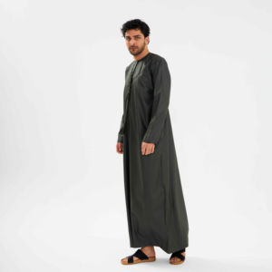Túnicas Thobe de Primera Calidad para Exportación, Vestido Largo Tradicional Jubbah, Ropa Islámica, Moda Árabe Saudí, Thawb para Hombre - Product Image 6