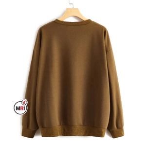 Sudadera con capucha unisex de gran tamaño, 100% de algodón, venta al por mayor, jersey de cuello redondo con estampado de logotipo personalizado, sudaderas en blanco para hombres, estilo sólido de invierno - Product Image 4