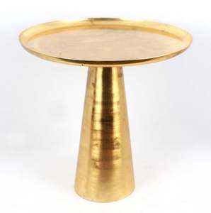 โต๊ะข้างเหล็กพร้อมเฟอร์นิเจอร์ตกแต่งบ้านทำด้วยมือสีทองดีไซน์ใหม่ล่าสุดสินค้าอินเทรนด์ - Product Image 2