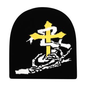 Hot Selling Cheap Price Adult Size 100% Wool Beanie Caps with Letter Pattern for Unisex Winter Warm Customizable Design - Product Image 5