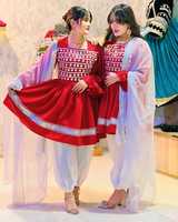 Nouveau Design Robe Afghane Robe Pour Les Femmes Balochi Mode Longue Robe Brodée Patch Conception Afghani Robe pour Femme Respirant