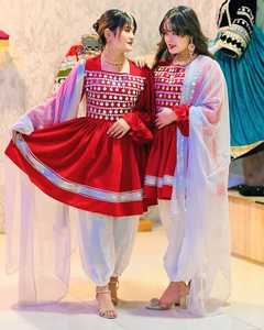 ชุดเดรส Afghan สำหรับผู้หญิงชุดเดรสยาวแฟชั่น Balochi ปักลายแบบแพทช์ชุดเดรส Afghani ระบายอากาศได้ดีดีไซน์ใหม่ - Product Image 5