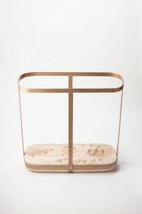 Porte-parapluie au design élégant et tendance Support de rangement pour parapluie extérieur de qualité supérieure de couleur orange et argent - Product Image 6