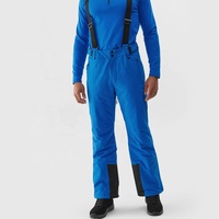 Ademend geïsoleerde Cordura softshell ski- en snowboardbroek, winddicht, waterdicht, winter, buitensport, ritsvliegsluiting