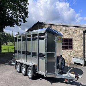 Nuevo Remolque para Caballos de Aluminio con Rampa y Barandas Laterales, Capacidad de 4000 kg, Remolques para Ganado Eurostock - Product Image 3