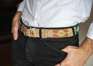 Ceintures Polo de Haute Qualité, Nombreux Designs et Couleurs Disponibles, Ceinture en Cuir Polo Épaisse et Durable, Fabriquée à la Main pour Hommes - Product Image 4