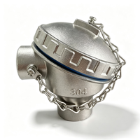 Boîtier de connexion pour thermocouple en acier inoxydable KNE 304, moulé, résistant à la corrosion, étanche avec joint en caoutchouc pour utilisation chimique extérieure