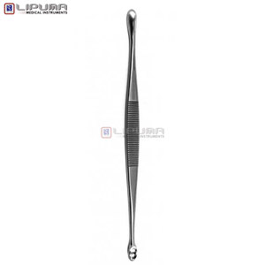 VOLKMANN 17cm 6,4 \ "Curetas afiladas dobles manuales 6x6mm Cureta de cuchara de hueso Instrumentos médicos ortopédicos dentales - Product Image 2