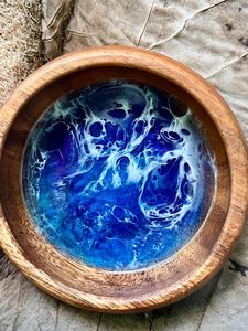 NEW ARRIVAL MODERN EPOXY Modern Design Epoxy Resin & Wood <b>Ashtray</b> Joint Custom Color Logo <b>Portable</b> Indoor and Outdoor - Product Image 4