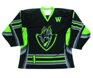 Maillots de course imprimés personnalisés de qualité supérieure vêtements de joueurs de hockey sur glace pour la course et le hockey Design imprimé personnalisable - Product Image 5