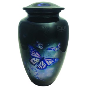 Urnas de cremación para adultos de aluminio Humming Bird Urnas de metal para cenizas humanas de la mejor calidad para funerarias - Product Image 4