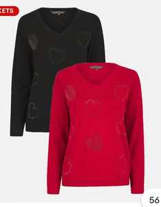 Pull-over fantaisie à col en V pour dames Pull-over en tricot pour femmes Pull-over pour femmes - Product Image 2