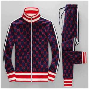 Chándales de lana de dos piezas con capucha para hombre, nuevo chándal de terciopelo canario informal ajustado para hombre - Product Image 1