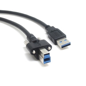 Adattatore USB3.0 personalizzato tipo <span class=keywords><strong>C</strong></span> maschio a USB3.0 <span class=keywords><strong>B</strong></span> maschio veloce 5A ricarica materiale in rame puro con serratura a doppia vite - Product Image 5
