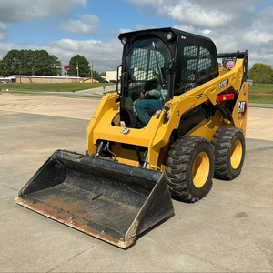 จัดส่งฟรีสำหรับรถตัก242D3 3ton 75hp ของหนอนผีเสื้อรถตักล้อหมุนได้รับการรับรองจาก EPA รถตักด้านหน้า - Product Image 1